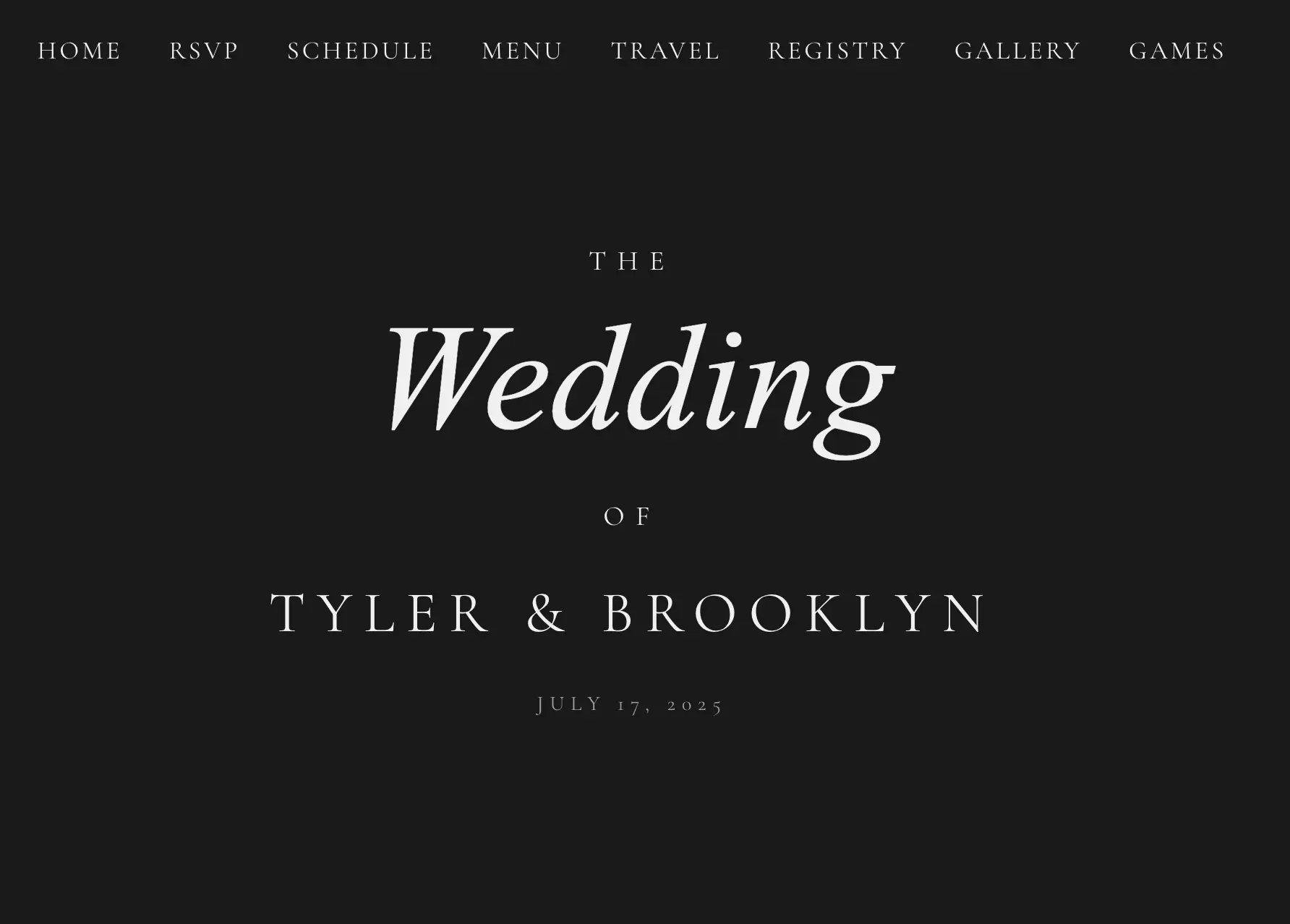 Tyler & Brooklyn Wedding